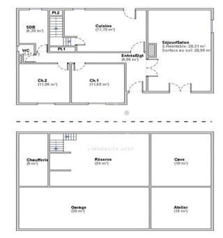  Maison à vendre 4 pièces 88 m²
