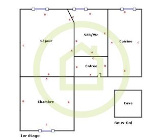  Appartement � vendre 2 pi�ces 43 m�