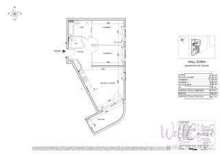  Appartement à vendre 3 pièces 58 m²