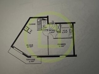  Appartement � vendre 2 pi�ces 47 m�