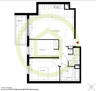  Appartement à vendre 3 pièces 64 m²