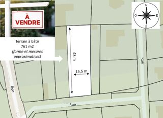  Terrain � vendre 761 m�