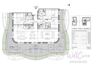  Appartement � vendre 4 pi�ces 196 m�