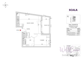  Appartement � vendre 2 pi�ces 46 m�