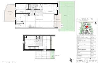  Appartement � vendre 4 pi�ces 106 m�