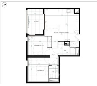  Appartement à vendre 3 pièces 59 m²