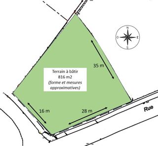  Terrain à vendre 816 m²