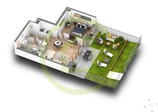  Appartement à vendre 2 pièces 44 m²