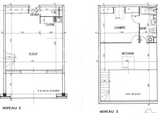  Appartement  vendre 2 pices 60 m