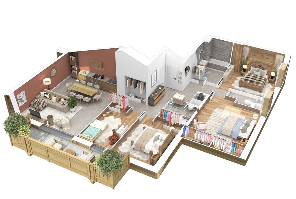 Appartement 5 pièces 108 m² · à Saint Jean de Sixt · 108 m² · 620 000 €