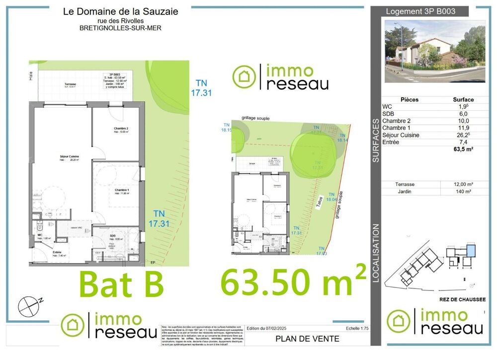 Vente Appartement Appartement Bretignolles sur mer