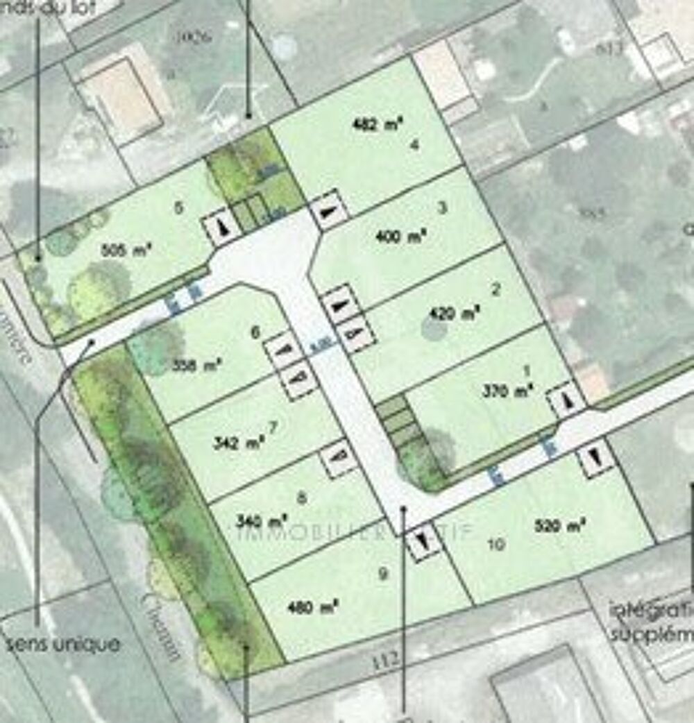 Vente Terrain Terrain constructible Saint andre goule d'oie