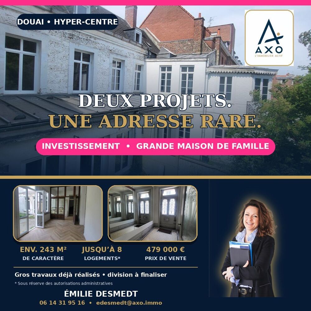 Vente Immeuble Immeuble de rapport Douai