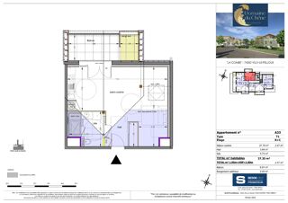  Appartement � vendre 1 pi�ce 37 m�