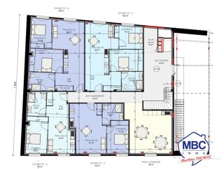  Appartement à louer 2 pièces 50 m²