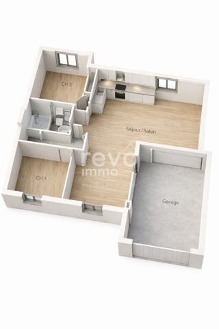  Maison � vendre 3 pi�ces 69 m�