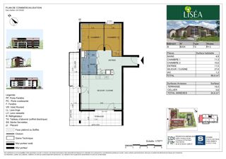  Appartement  vendre 3 pices 