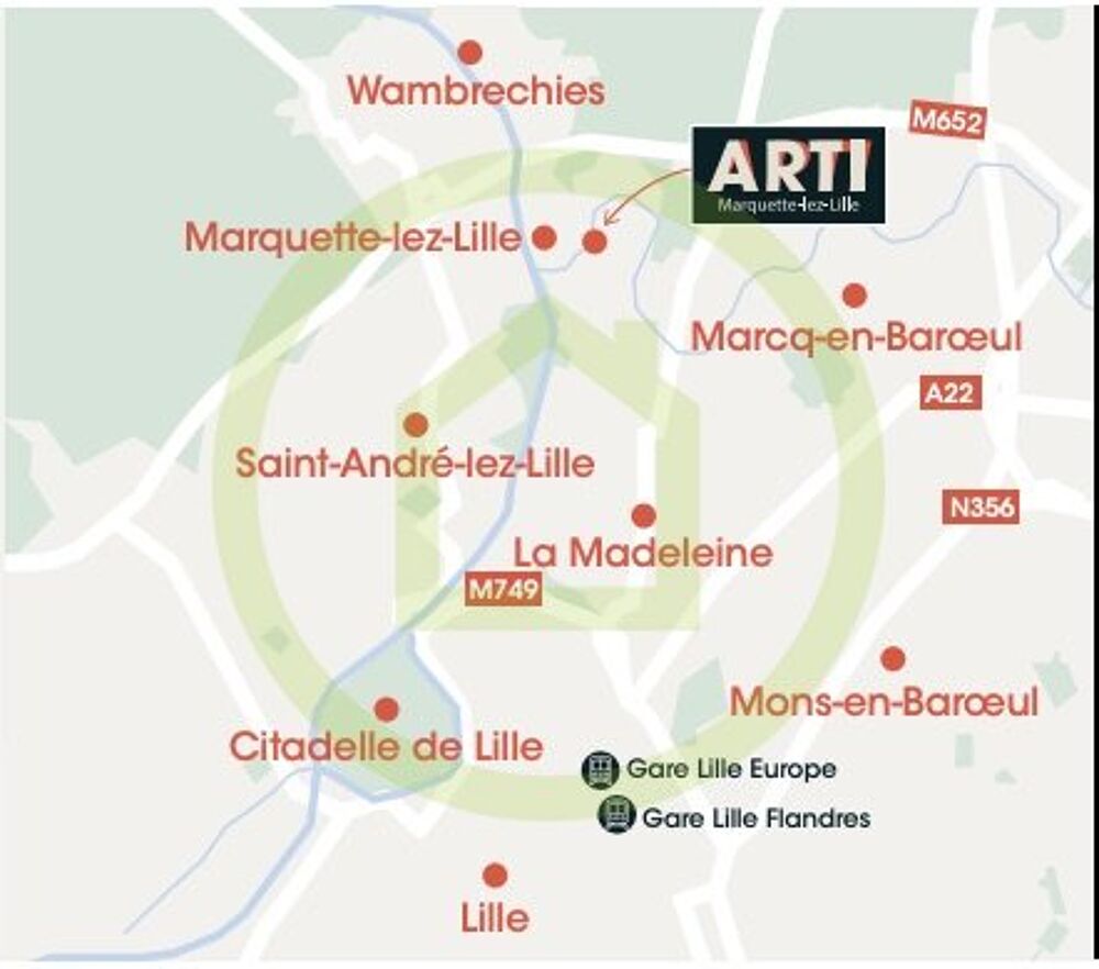 Vente Appartement Appartement neuf Marquette lez lille