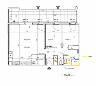  Appartement � vendre 3 pi�ces 75 m�