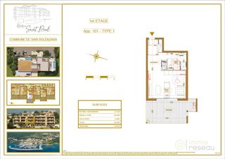  Appartement à vendre 1 pièce 36 m²
