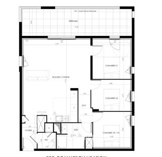  Appartement � vendre 4 pi�ces 84 m�