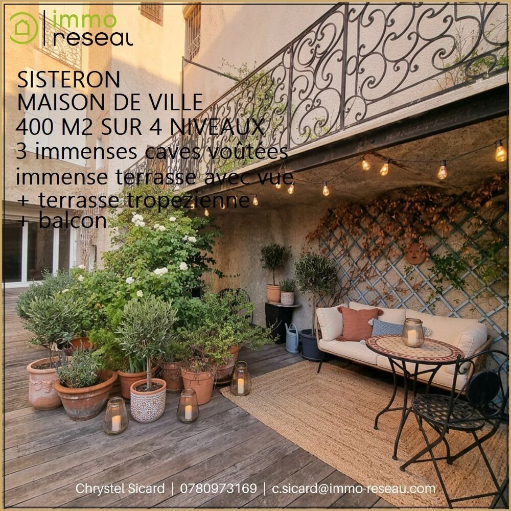 Maison 8 pièces 400 m² · à Sisteron · 400 m² · 450 000 €