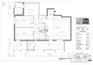  Appartement � vendre 4 pi�ces 76 m�