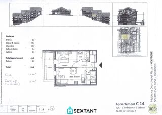  Appartement à vendre 3 pièces 40 m²