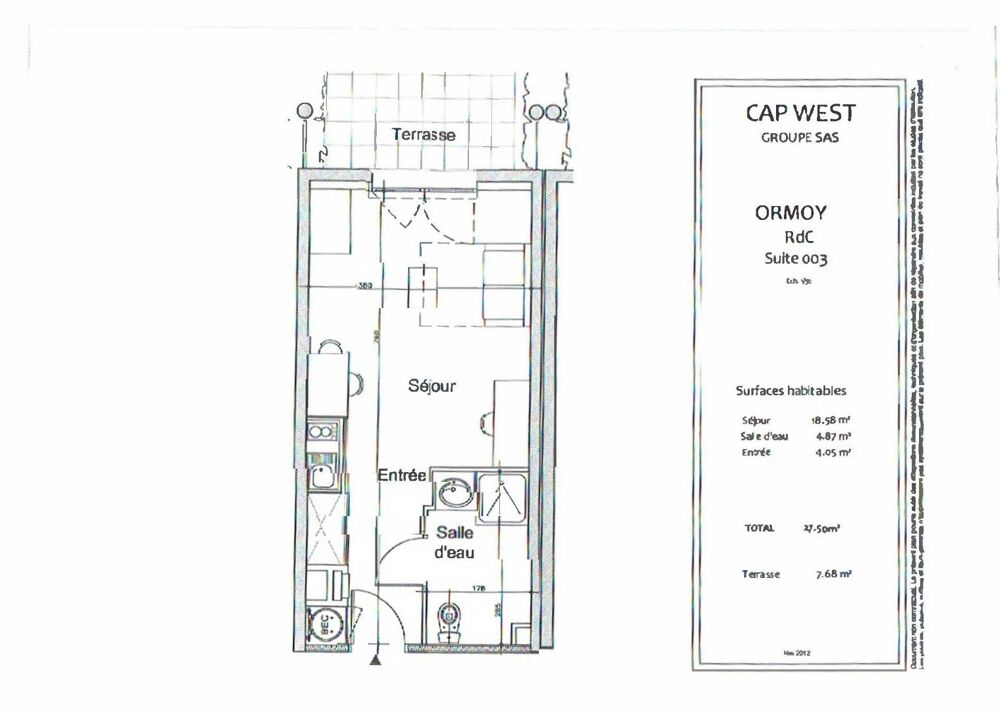 Vente Appartement Résidence Tourisme Ormoy