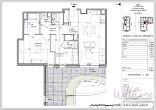  Appartement � vendre 3 pi�ces 75 m�