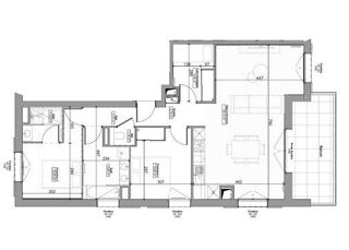  Appartement � vendre 3 pi�ces 78 m�