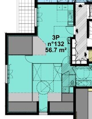  Appartement  vendre 3 pices 56 m