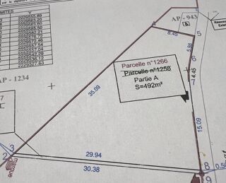  Terrain � vendre 492 m�