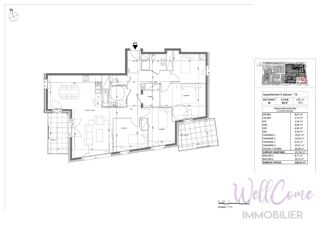  Appartement � vendre 5 pi�ces 107 m�