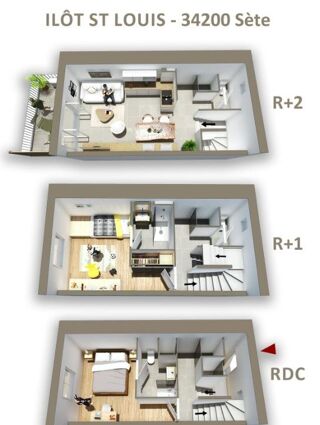  Maison � vendre 3 pi�ces 72 m�