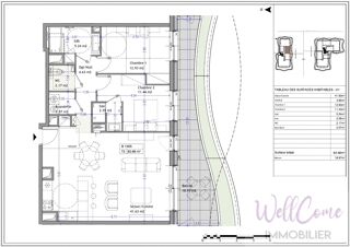  Appartement à vendre 3 pièces 82 m²