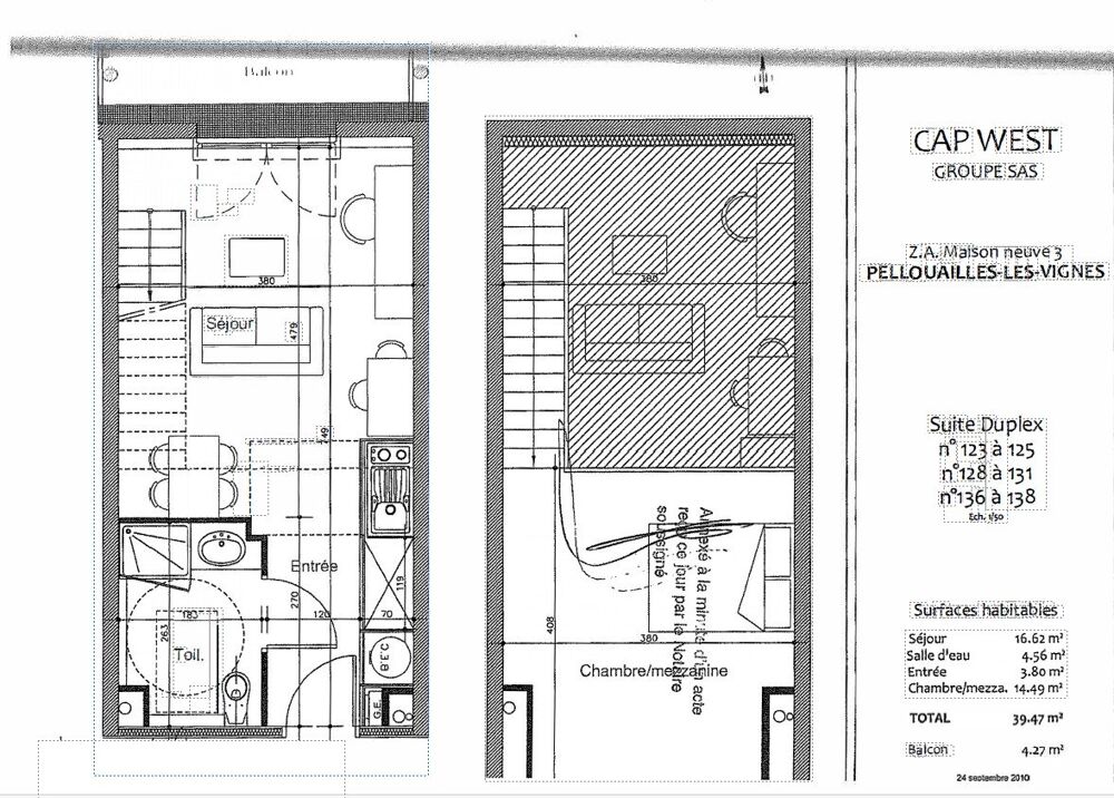 Vente Appartement Résidence Affaires Pellouailles les vignes