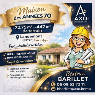  Maison à vendre 4 pièces 72 m²