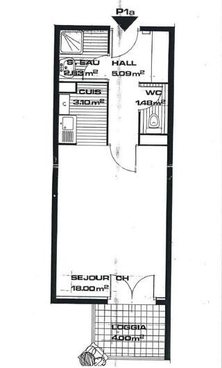  Appartement à louer 1 pièce 30 m²