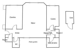  Appartement à vendre 2 pièces 45 m²