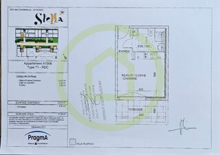  Appartement � vendre 1 pi�ce 24 m�