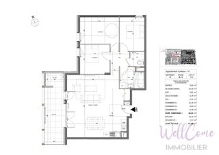  Appartement � vendre 4 pi�ces 82 m�
