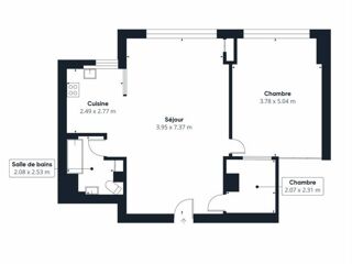  Appartement à vendre 3 pièces 68 m²