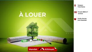  Terrain  louer 3600 m Le tampon