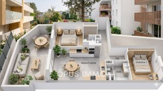  Appartement � vendre 3 pi�ces 62 m�