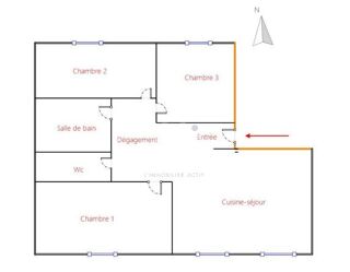  Appartement � vendre 4 pi�ces 58 m�