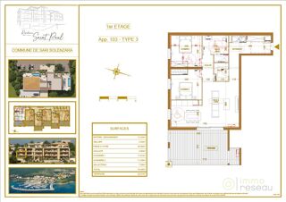  Appartement à vendre 3 pièces 79 m²