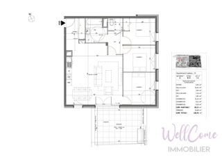  Appartement � vendre 4 pi�ces 80 m�