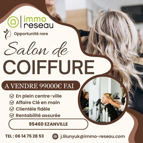 Salon de coiffure 99000 95460 Ezanville