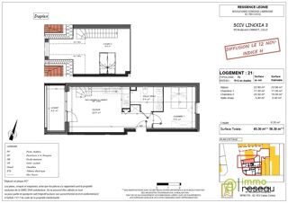  Appartement à vendre 3 pièces 56 m²